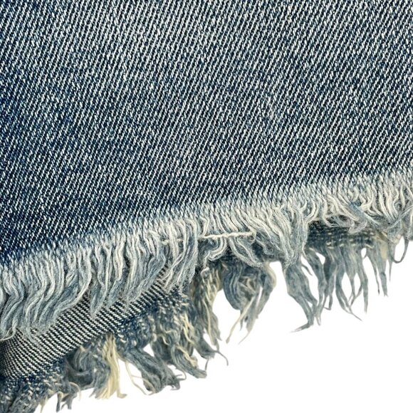 NWT STS Blue Layne High Waist Distressed Cutoff Shorts Medium Wash Women Size 28 - Picture 13 of 16